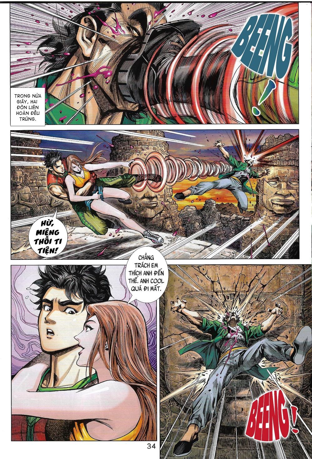 Long Hổ 5 Thế 3 Thế Cừu Chap 2 - Next Chap 3