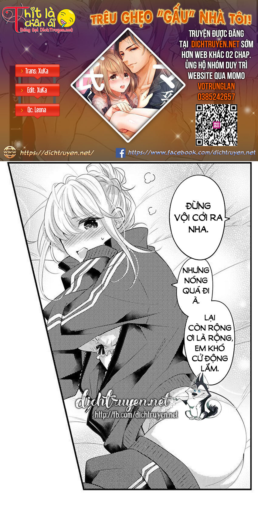 Trêu Ghẹo 'Gấu' Nhà Tôi! Chap 15 - Next Chap 16