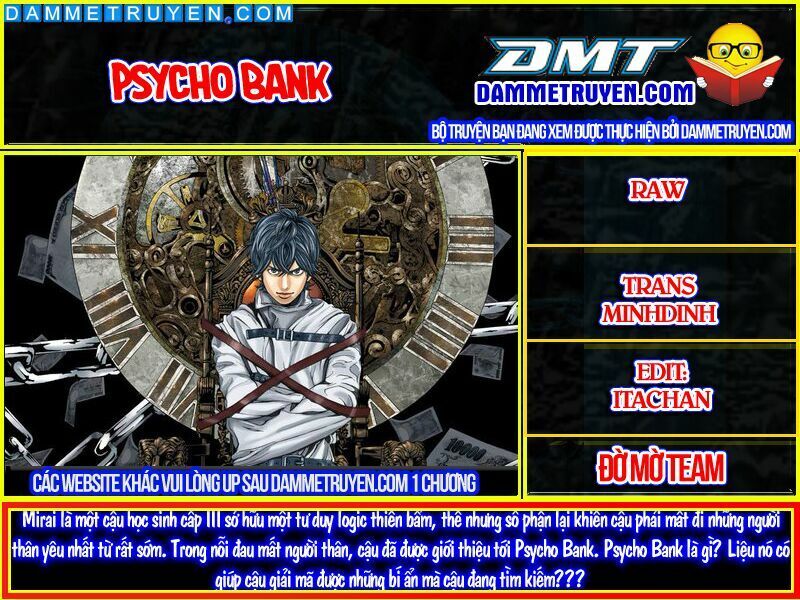 Psycho Bank Chap 2 - Next Chap 3