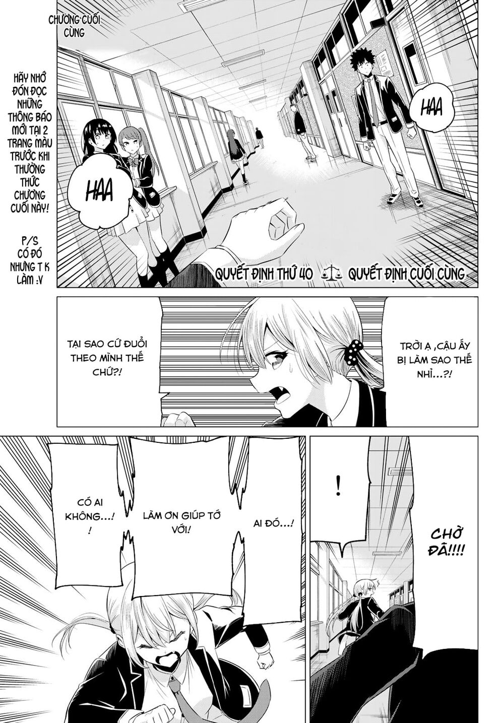 Sekai Ka Kanojo Ka Erabenai Chap 40 - Next Chap 41