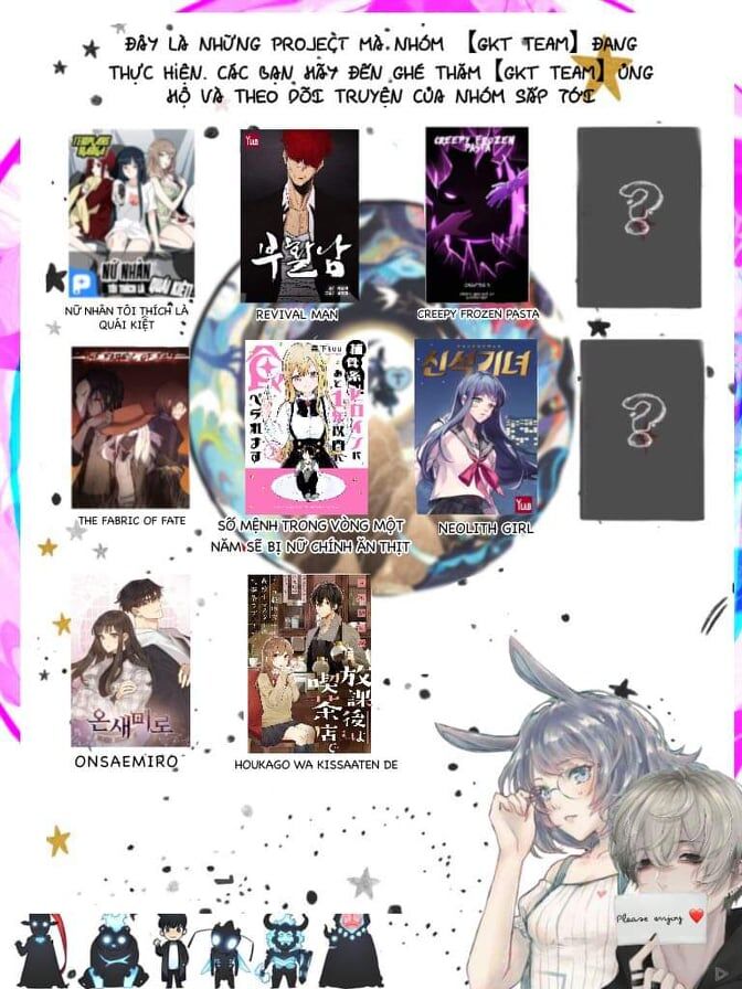 Số Mệnh Trong Vòng Một Năm Sẽ Bị Nữ Chính Ăn Thịt. Chap 5 - Next Chap 6