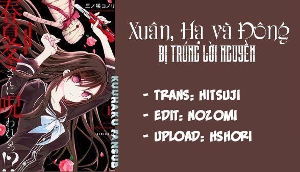 Xuân, Hạ Và Đông Bị Trúng Lời Nguyền Chap 7 - Next Chap 8