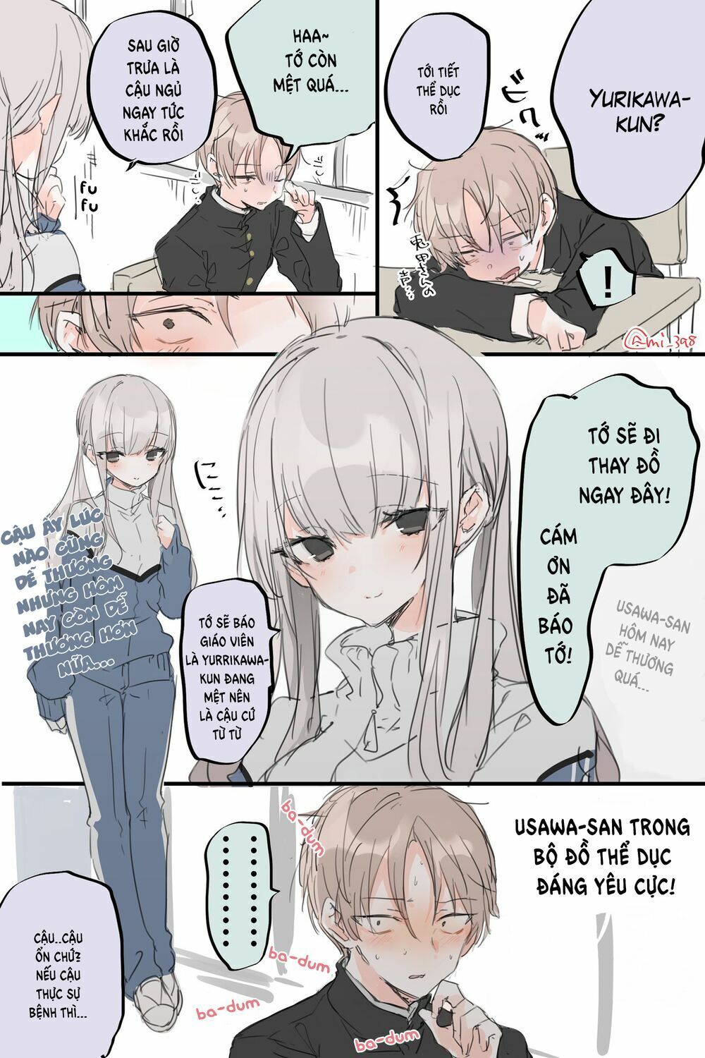 Cô Bạn Dễ Thương Cùng Bàn Chap 3 - Next Chap 4