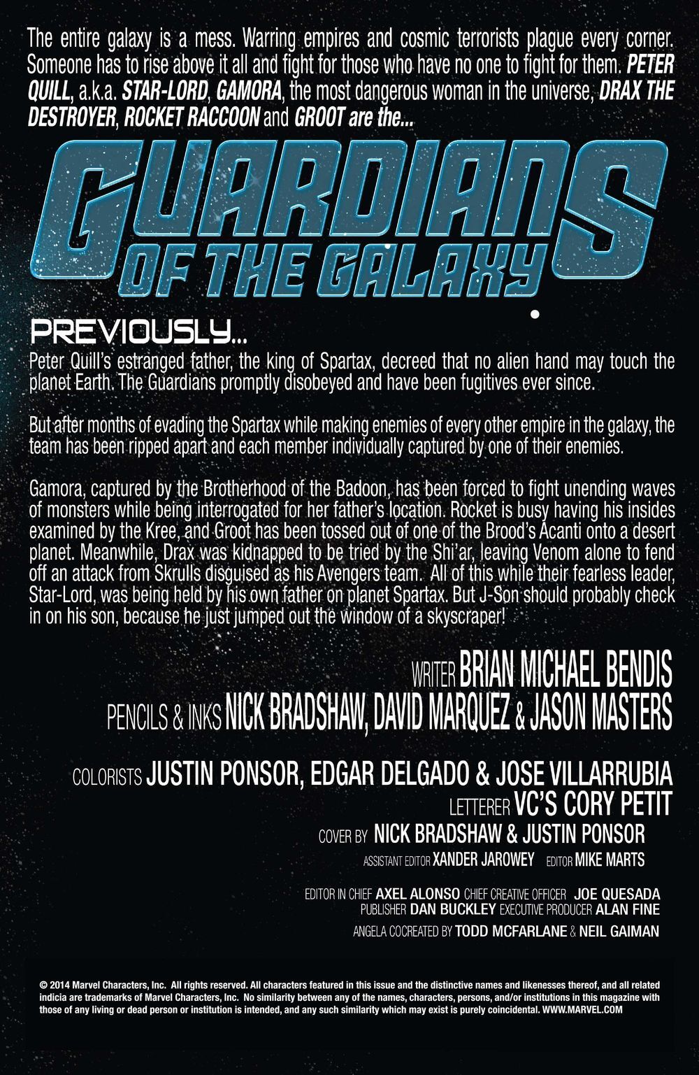 Guardians Of The Galaxy V3 2013 - Trang 1