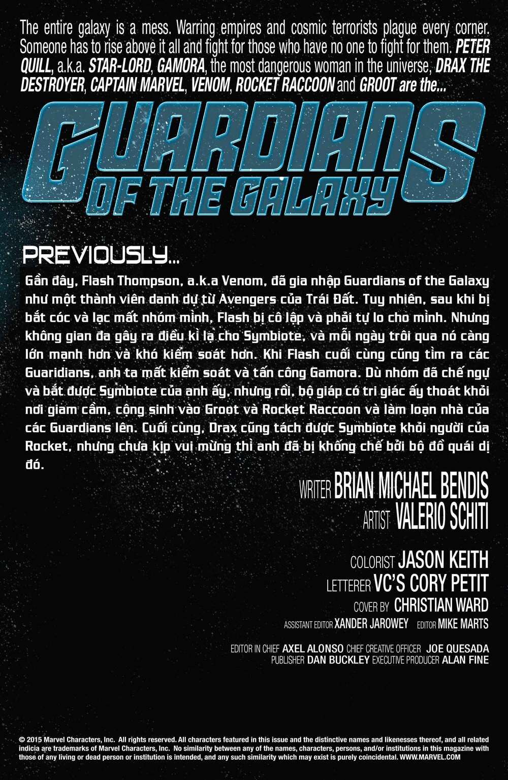 Guardians Of The Galaxy V3 2013 - Trang 1