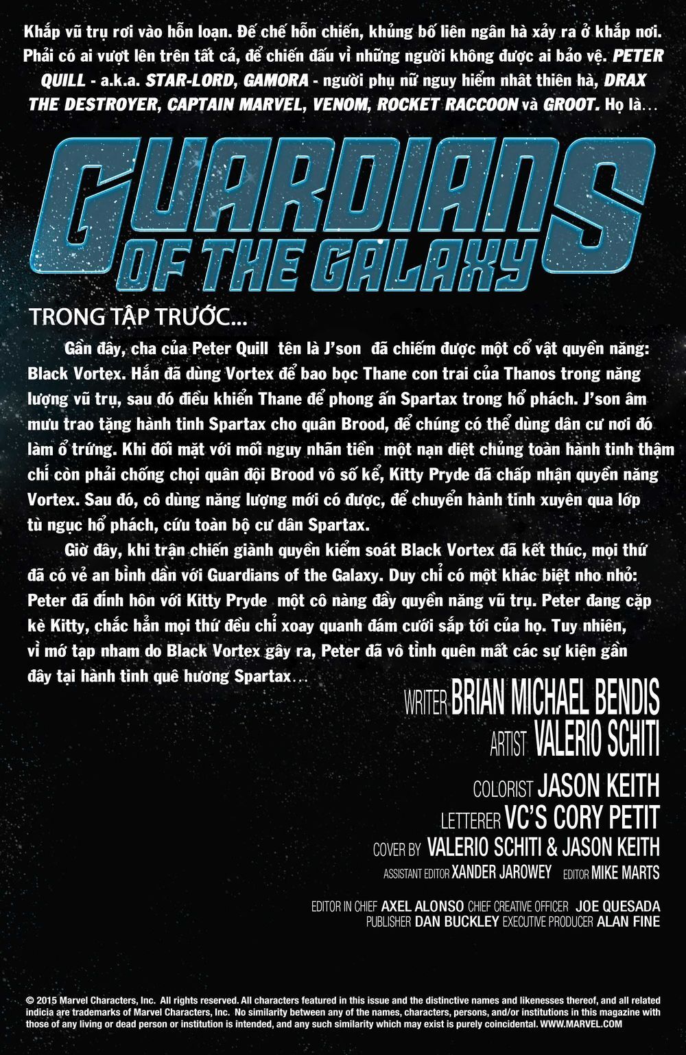 Guardians Of The Galaxy V3 2013 - Trang 1