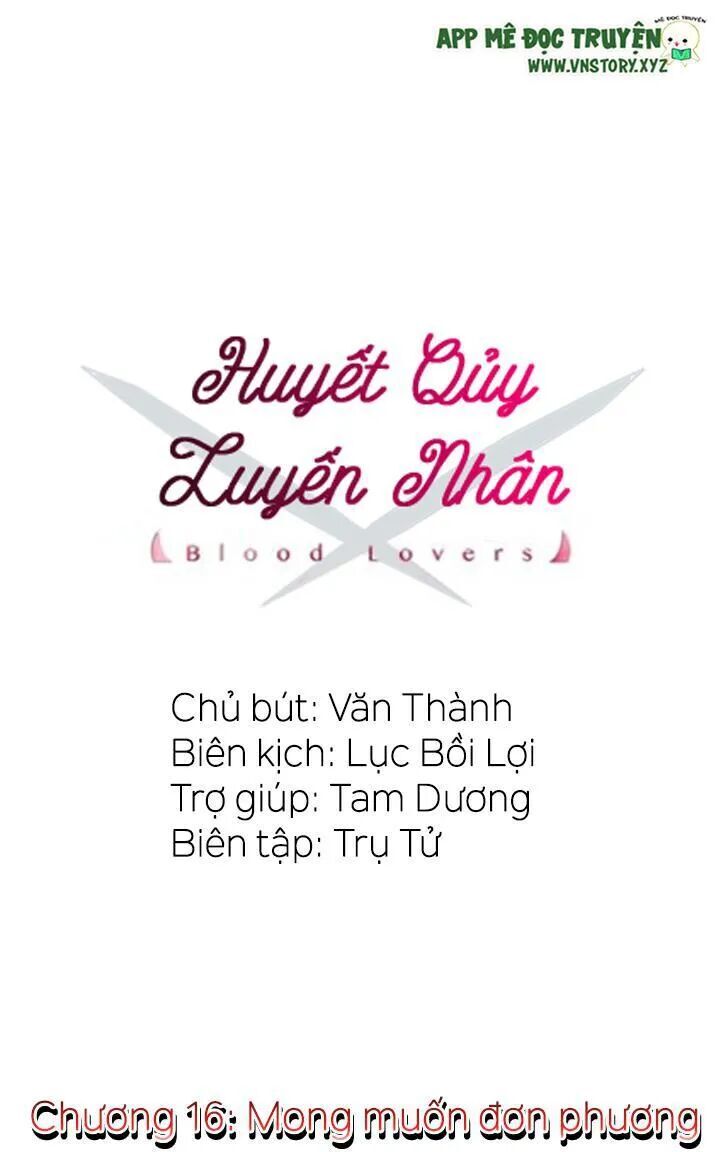 Tình Yêu Huyết Ma - Trang 1