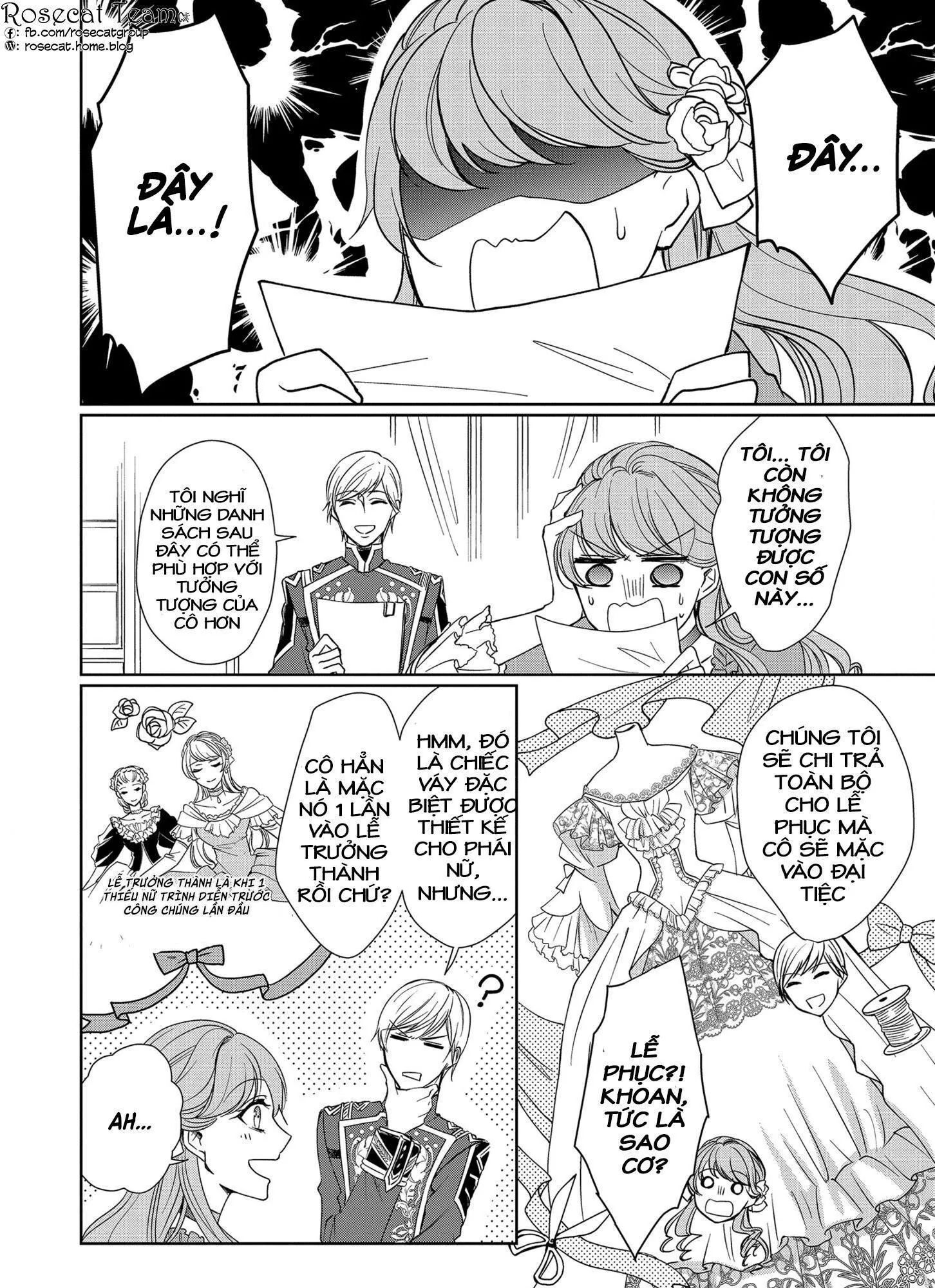 Con Gái Bá Tước Bỗng Thành Vị Hôn Thê Của Thái Tử Điện Hạ Chap 2 - Next Chap 3