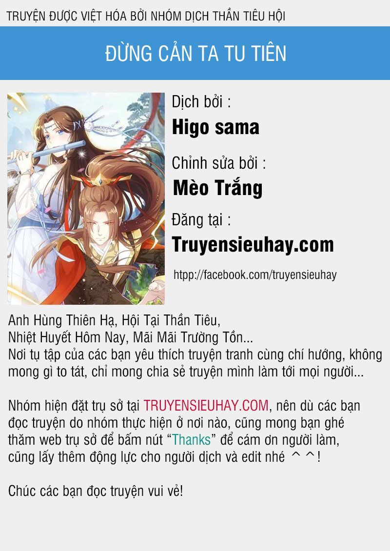 Đừng Cản Ta Tu Tiên - Trang 1