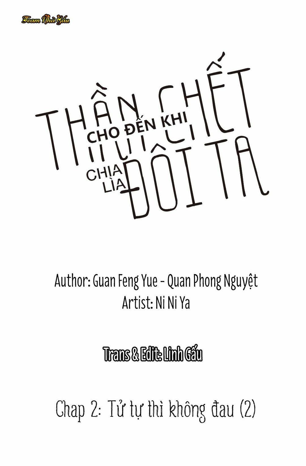 Cho Đến Khi Thần Chết Chia Lìa Đôi Ta - Trang 1