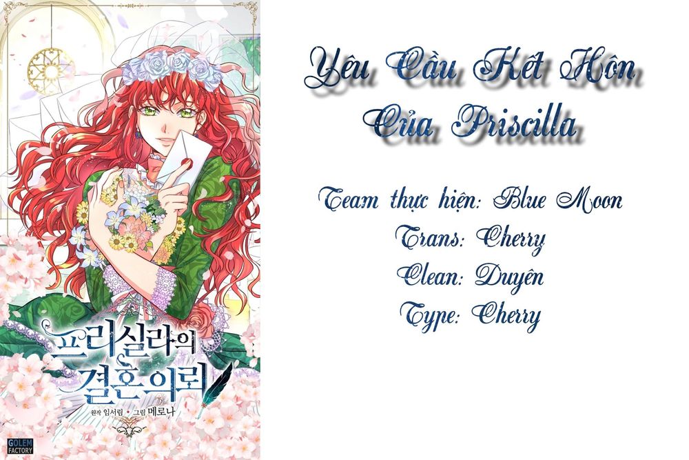 Yêu Cầu Kết Hôn Của Priscilla - Trang 1