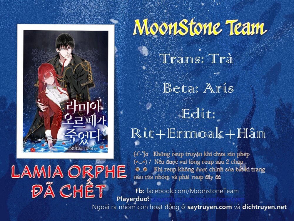 Lamia Orphe Đã Chết - Trang 1