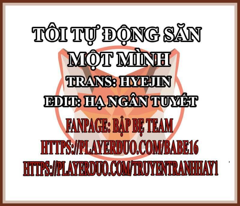 Tôi Tự Động Săn Một Mình - Trang 1