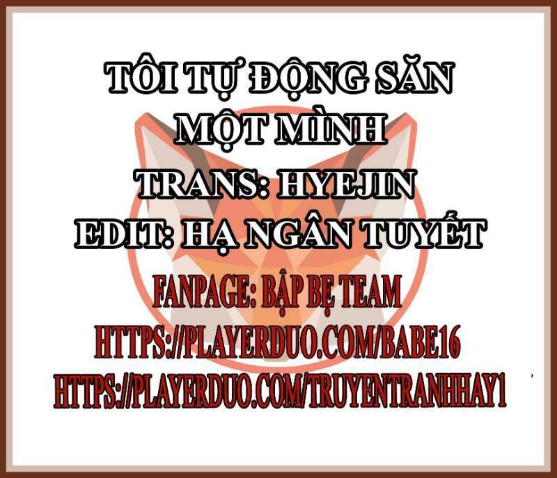 Tôi Tự Động Săn Một Mình - Trang 1